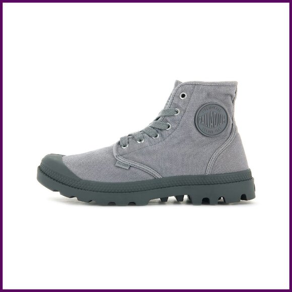 Men's Vegan Canvas Hiking Boots High-Top Ankle Support Size 10